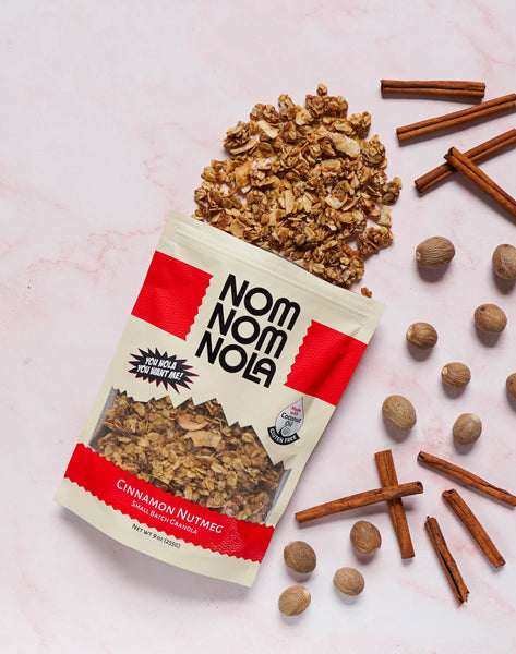 Cinnamon Nutmeg Granola | Gluten Free Granola | Nom Nom Nola